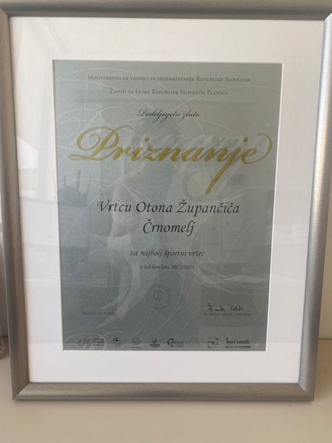 Slavnostna podelitev priznaj